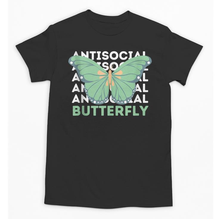 Anti-Social Introvert Butterfly Unisex T-Shirt