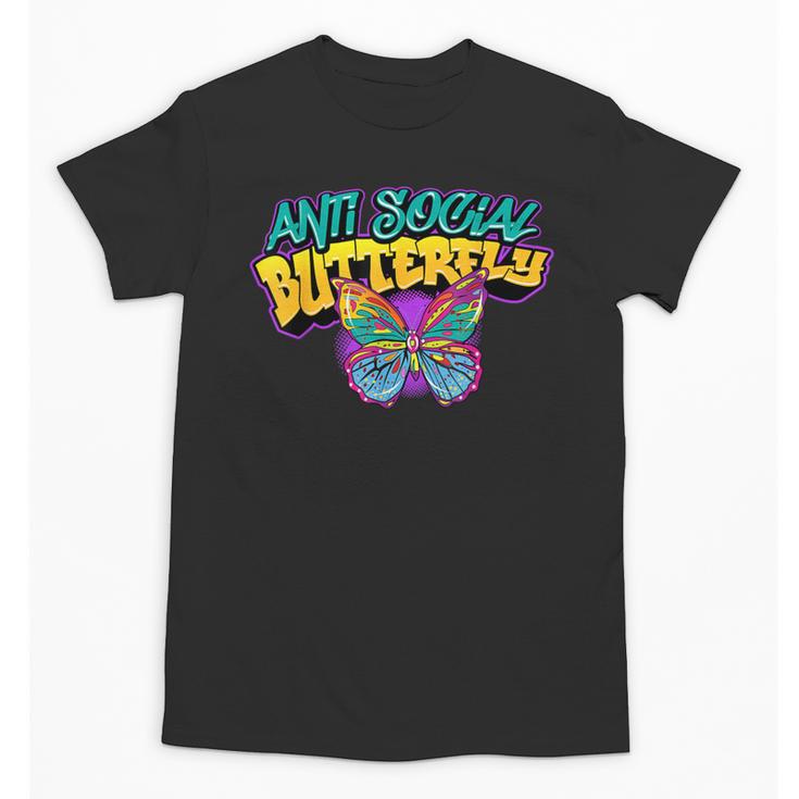 Antisocial Butterfly Shirts For Introvert Unisex T-Shirt