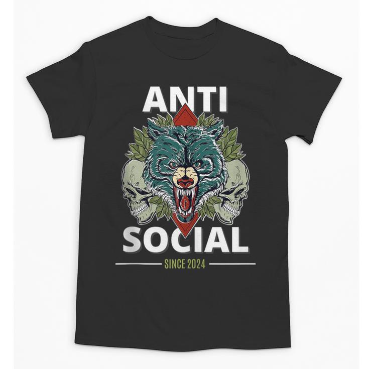 Antisocial Introvert I Like Being Alone Unisex T-Shirt