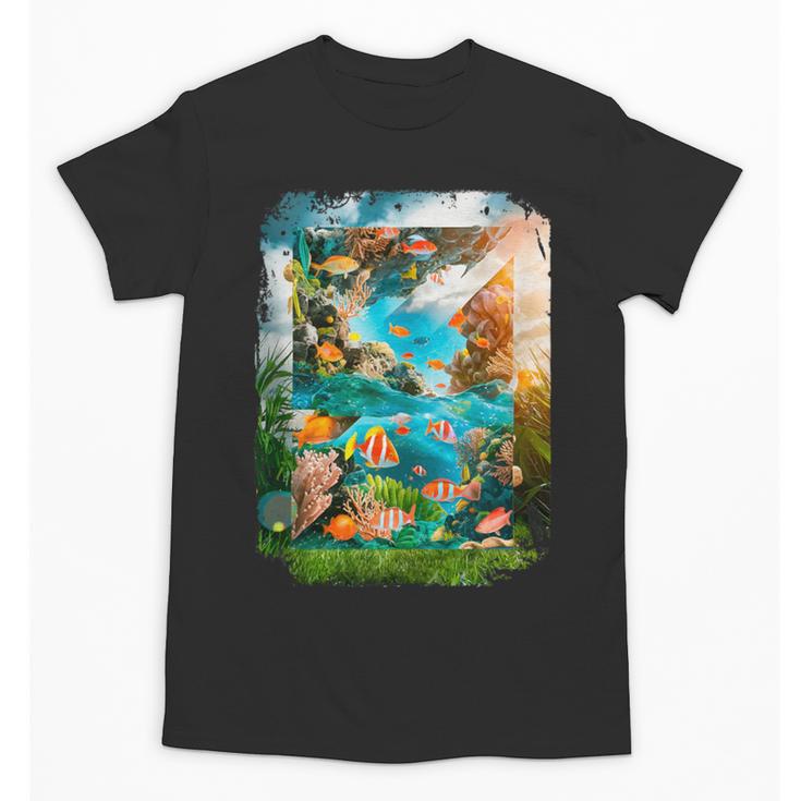 Aqua In The Skies Frutiger Aero Unisex T-Shirt