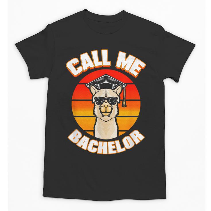 Bachelor Graduation For University Degree Party Llama Unisex T-Shirt