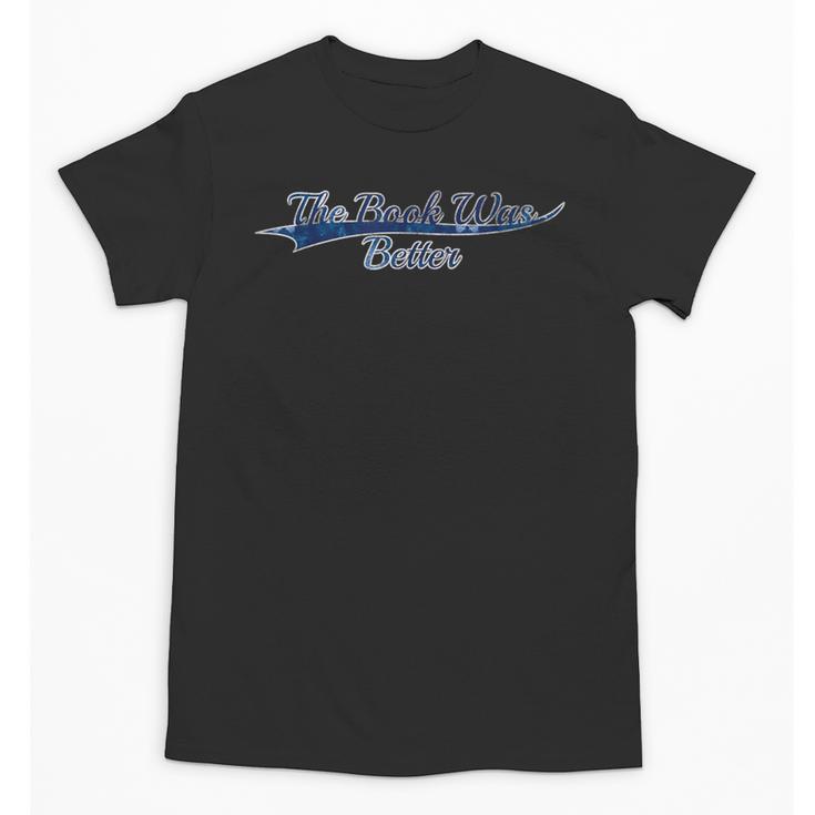 The Book Was Better Reading Lover Vintage Varsity Unisex T-Shirt