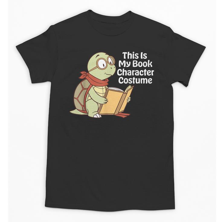 This Is My Book Character Costume Turtle Kids Reading Unisex T-Shirt