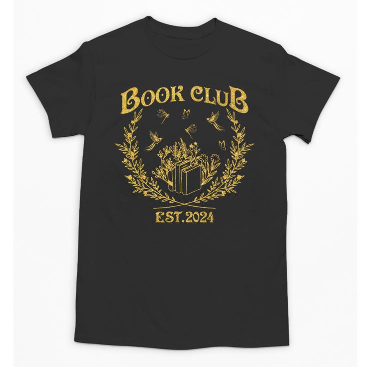 Book Club Since Reading Club EST 2024 Book Lover Social Club Unisex T-Shirt