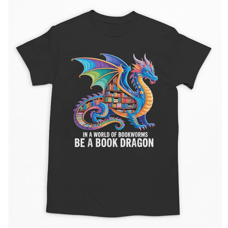 Be a Book Dragon Reading Unisex T-Shirt