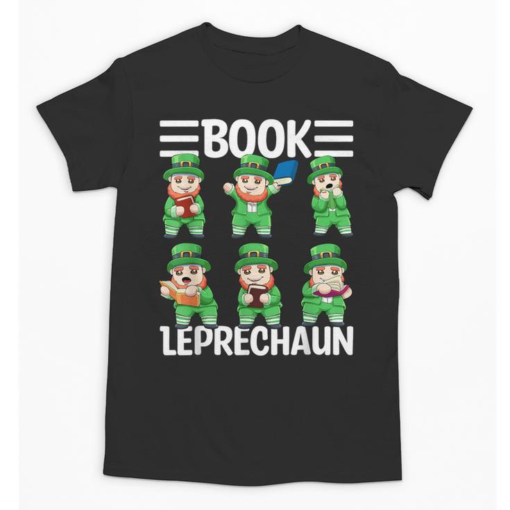 Book Leprechaun St Patrick's Day Library Librarian Reading Unisex T-Shirt
