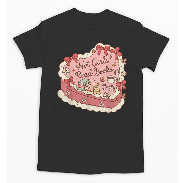 Book Lover Hot Girls Read Books Tee Unisex T-Shirt
