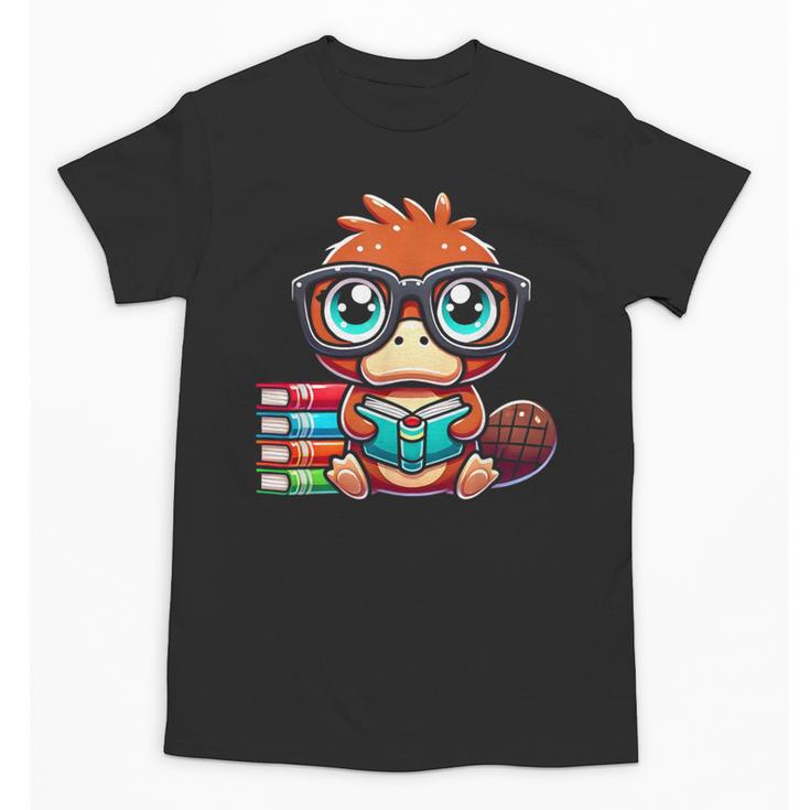 Book Lover Reading Platypus Unisex T-Shirt