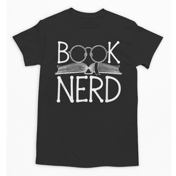 Book Nerd Retro Style Readers Librarians Authors Bookworms Unisex T-Shirt