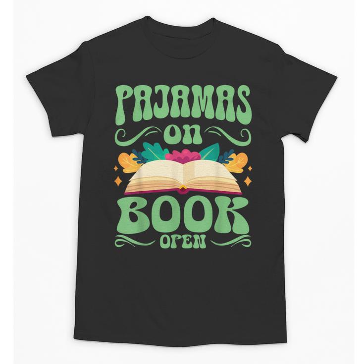 Book And Pajama Pajamas On Book Open Unisex T-Shirt