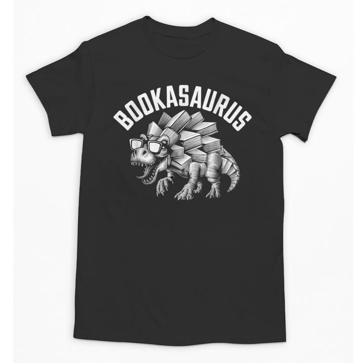 Book T-Rex Dino Bookworm Reading Book Dinosaur Unisex T-Shirt