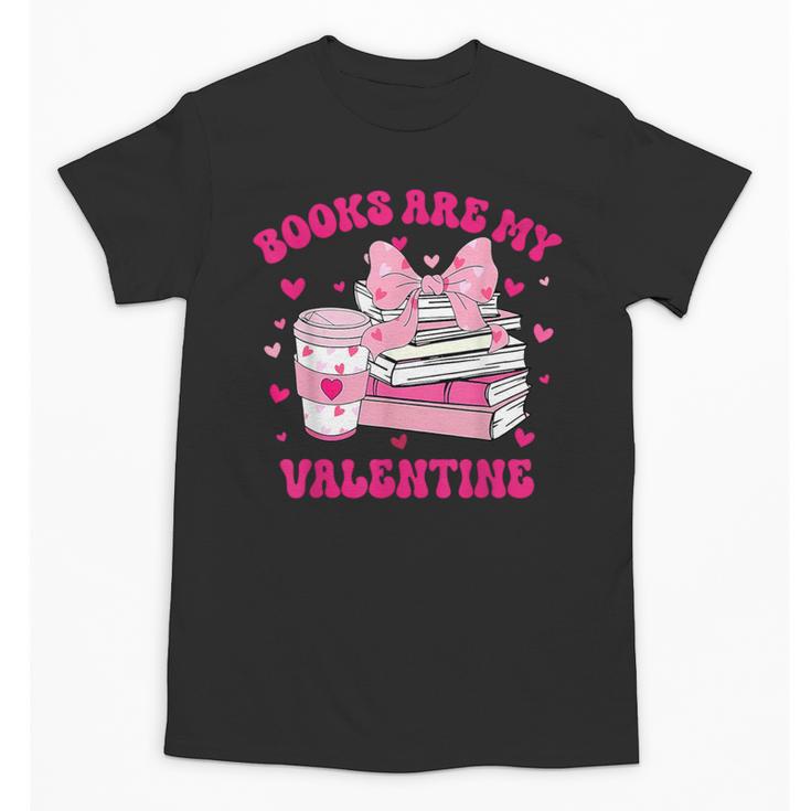 All Booked For Valentines Book Reading Coquette Bow Unisex T-Shirt