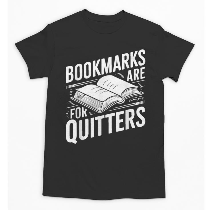 Bookmarks Quote Library Book Reader Unisex T-Shirt