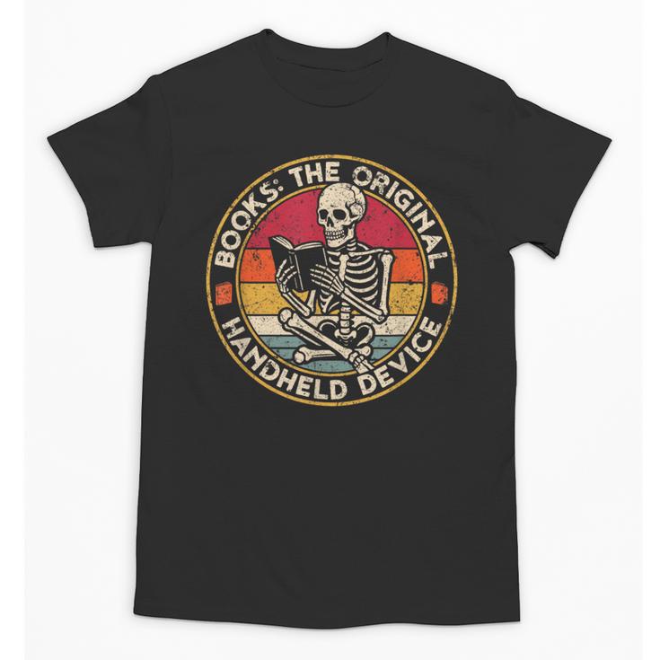Books The Original Handheld Device Vintage Book Reading Unisex T-Shirt