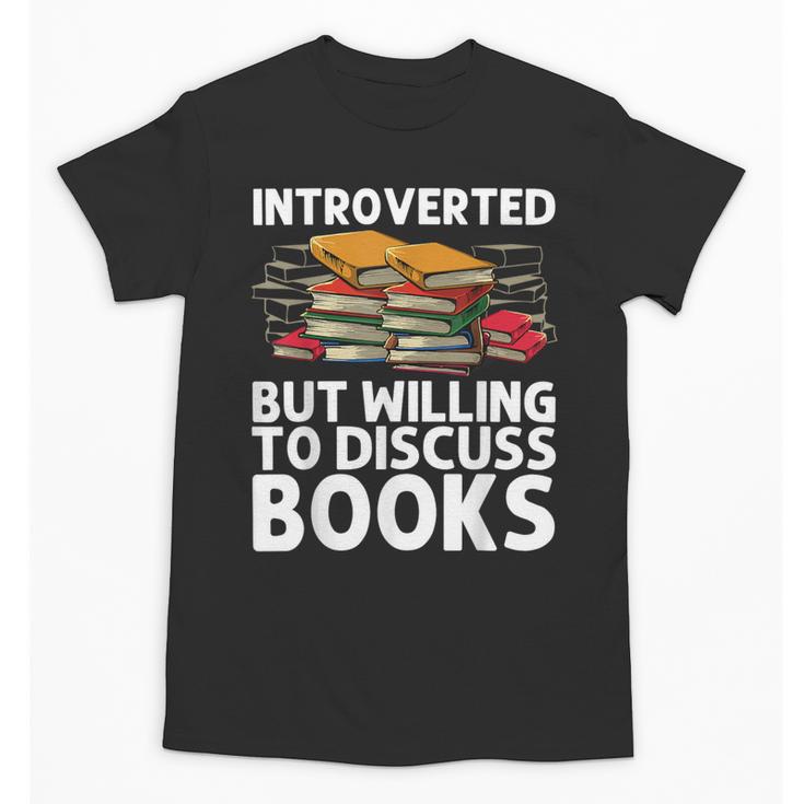 Bookworm Art For Men Women Book Reading Lover Bookish Unisex T-Shirt