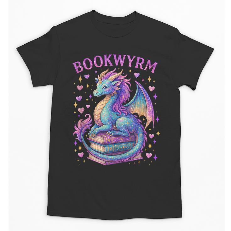 Bookwyrm Just a Girl Who Loves Dragons Books Dragon Reader Unisex T-Shirt