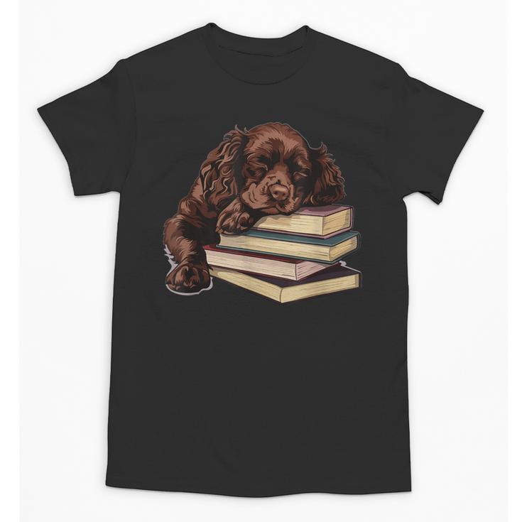 Boykin Spaniel Books Dog Breed Graphic Unisex T-Shirt