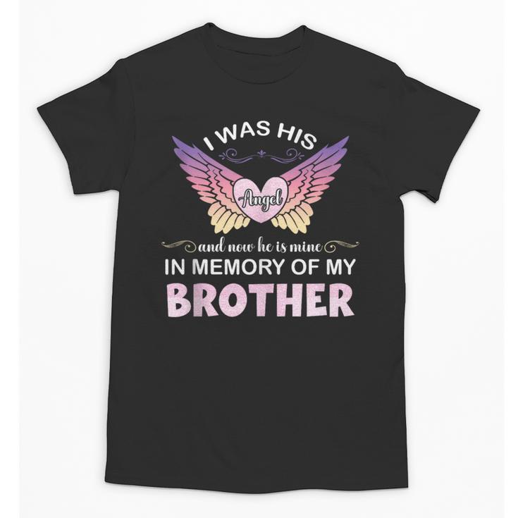 Brother Angel In My Memory Cute Family Remembrance Match Unisex T-Shirt