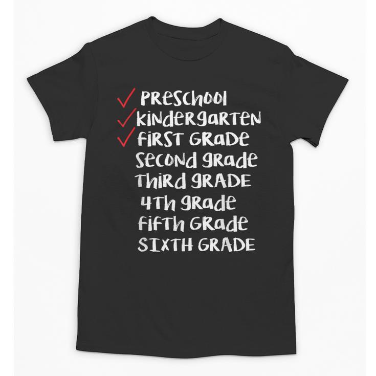 Check Mark End Of Year 1st Grade Shirt-1st Grade Graduation Unisex T-Shirt
