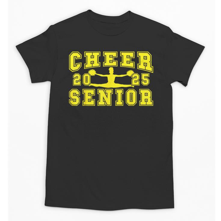 Cheerleading Senior Night Cheer Senior 2025 Graduation 10 Unisex T-Shirt