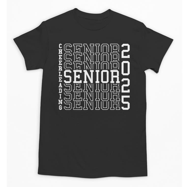 Cheerleading Senior Night Cheer Senior 2025 Graduation 38 Unisex T-Shirt