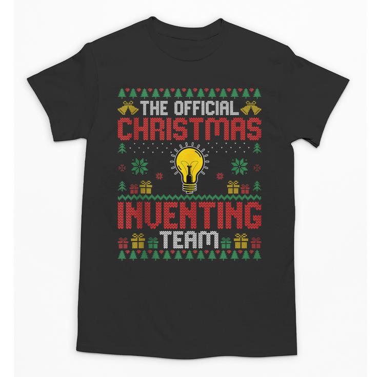 Christmas Inventing Team Inventing Introvert Xmas Unisex T-Shirt