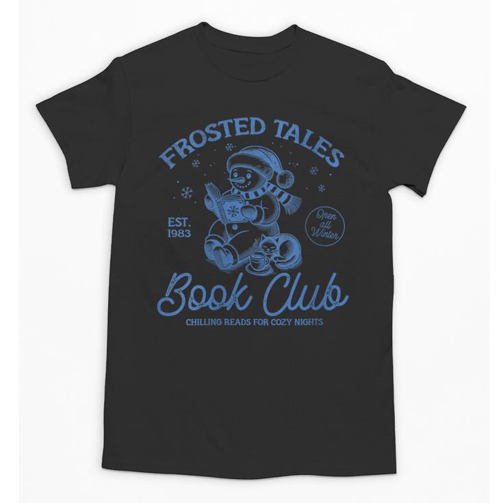 Christmas Snowman Frosted Tales Book Club Unisex T-Shirt