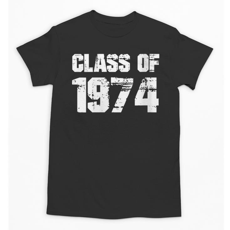 Class Of 1974 High School College Graduation Reunion Unisex T-Shirt