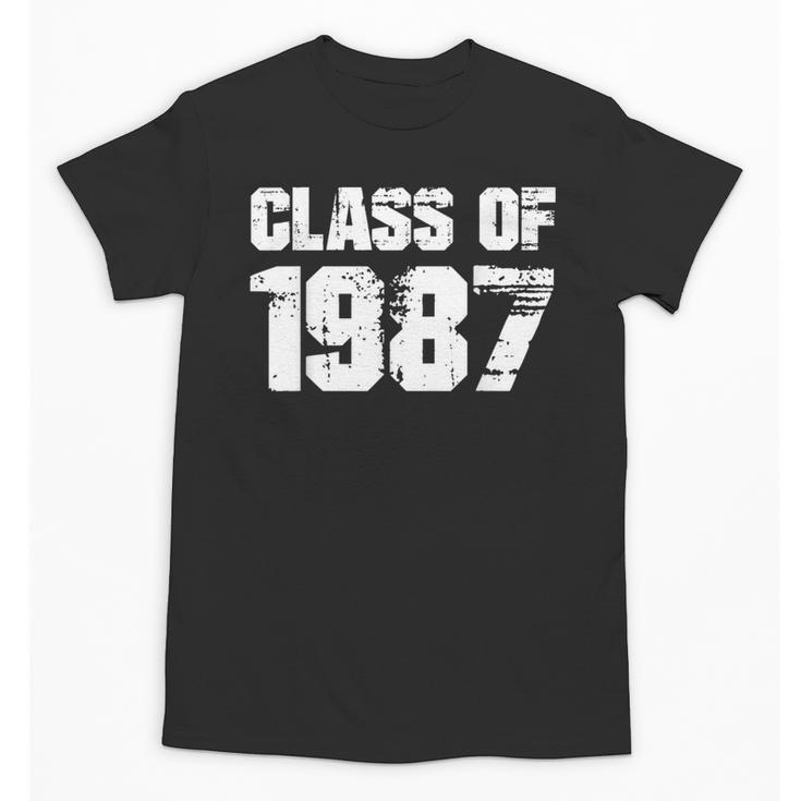 Class Of 1987 High School College Graduation Reunion Unisex T-Shirt