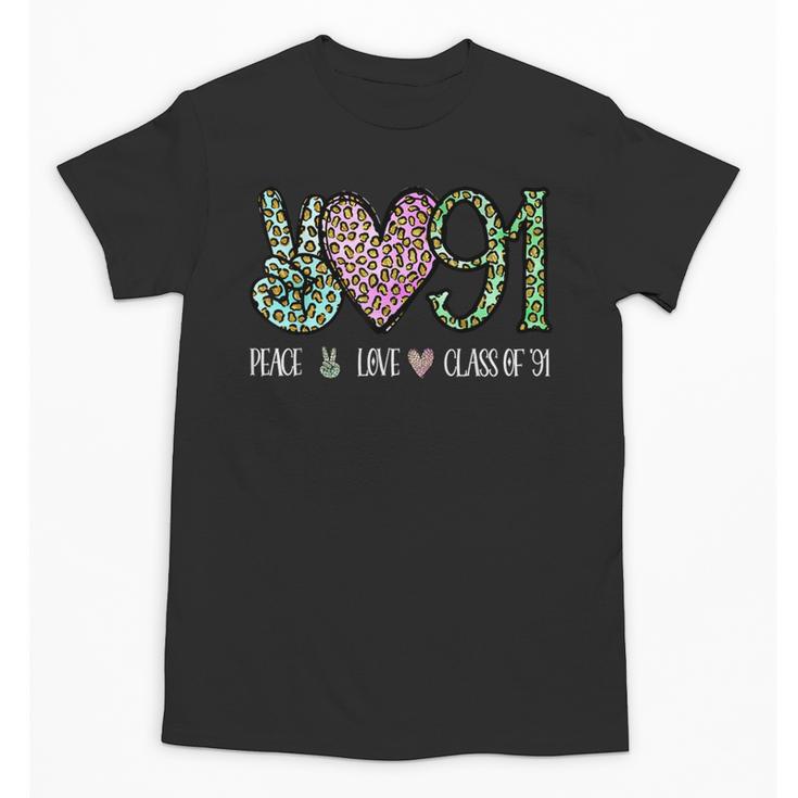Class Of 1991 Shirt Leopard Senior Graduation Class Reunion Unisex T-Shirt