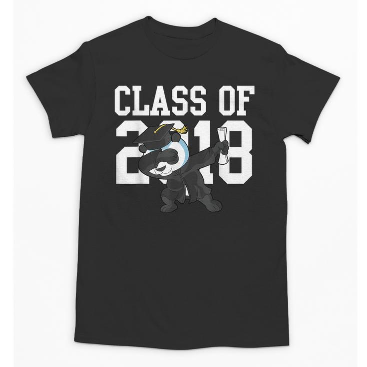 Class Of 2018 Graduation Dabbing Panda Bear Unisex T-Shirt