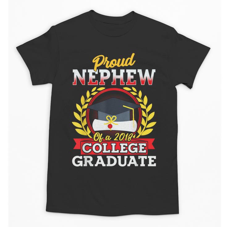 Class Of 2018 Graduation Tshirt For Nephew Of Graduate Unisex T-Shirt