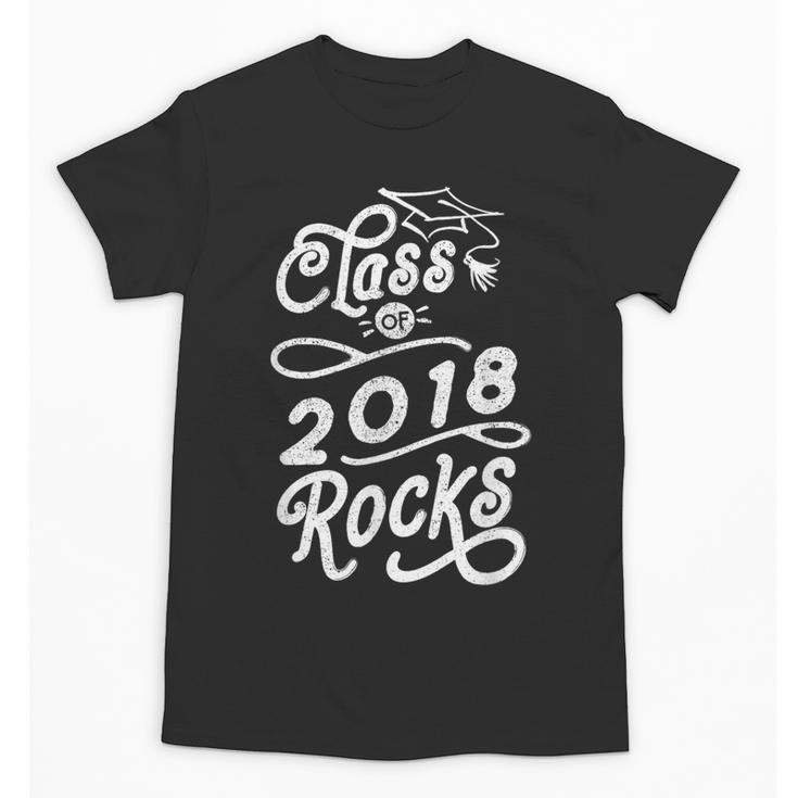 Class Of 2018 Rocks Seniors Graduation 2018 Unisex T-Shirt