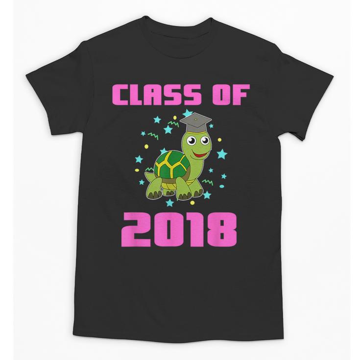 Class Of 2018 Turtle Shirt Graduation  Kids Unisex T-Shirt