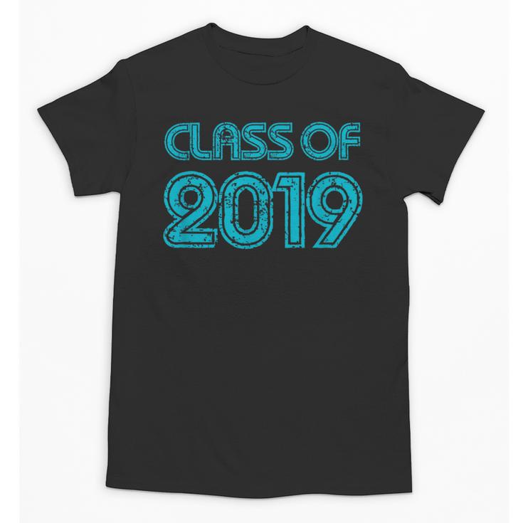 Class Of 2019 High School Graduation Teal Senior Unisex T-Shirt