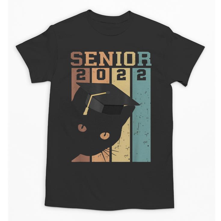 Class Of 2022 Graduation Cat Seniors Grad Unisex T-Shirt