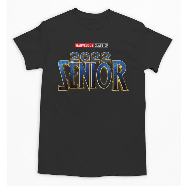 Class Of 2022 Senior Retro Movie Marvelous Graduation Grad Unisex T-Shirt