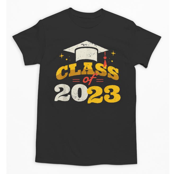 Class Of 2023 School Graduation Vintage Retro Class Of 2023 Unisex T-Shirt