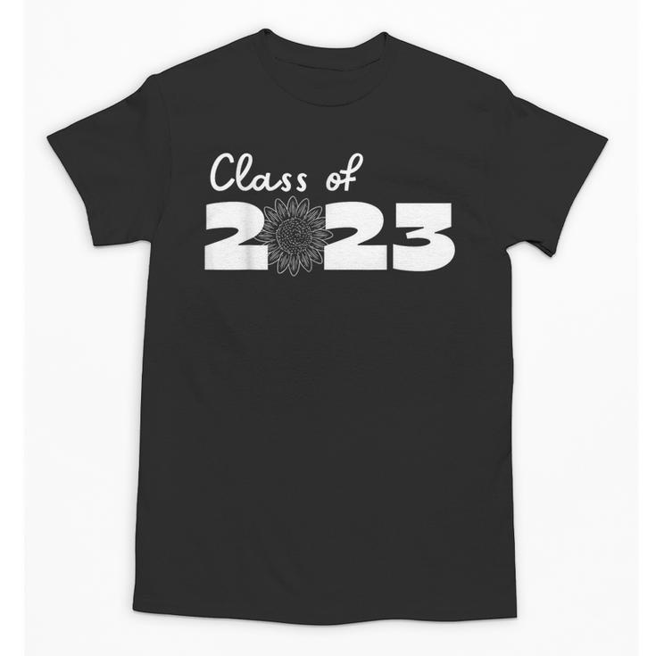 Class Of 2023 Seniors 23 Senior Graduation Idea Flower Unisex T-Shirt