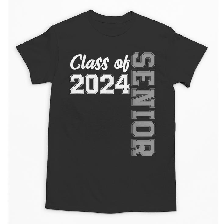 Class Of 2024 Senior 24 Shirt High School Graduation Party Unisex T-Shirt