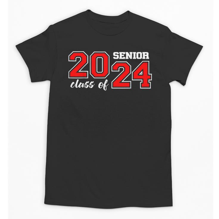 Class Of 2024 Senior Year Boys Girls School Graduation Unisex T-Shirt