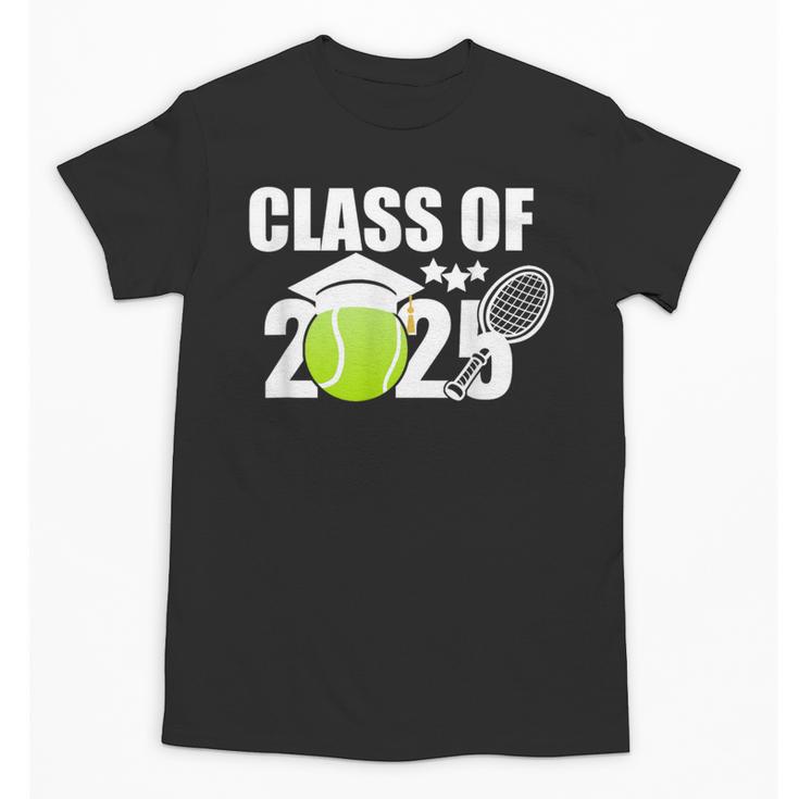 Class Of 2025 Graduation Senior Tennis Player Unisex T-Shirt