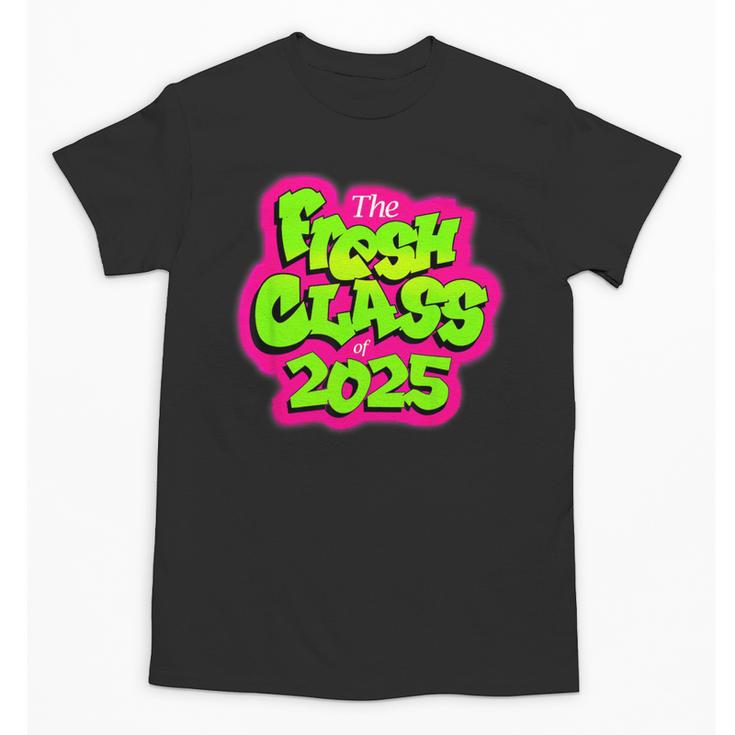 Class Of 2025 Senior Fresh 90s TV Style Retro Graduation Unisex T-Shirt