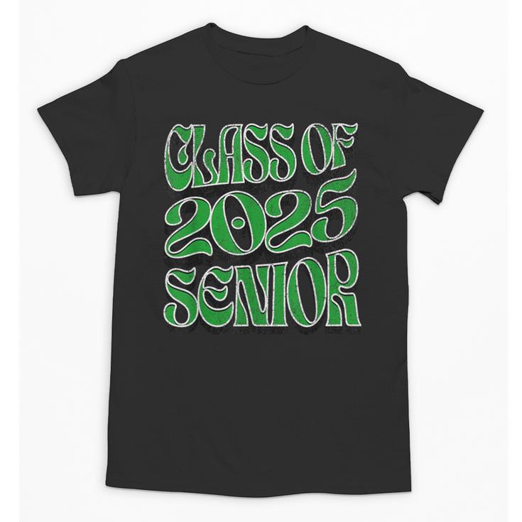 Class Of 2025 Senior Green  Student Graduation Unisex T-Shirt