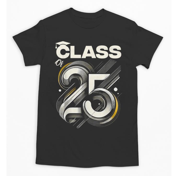 Class Of 2025 Shirt Graduation Senior High School College Unisex T-Shirt
