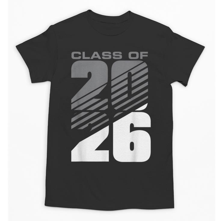 Class Of 2026 High School Senior Graduation Grey Sport Style Unisex T-Shirt