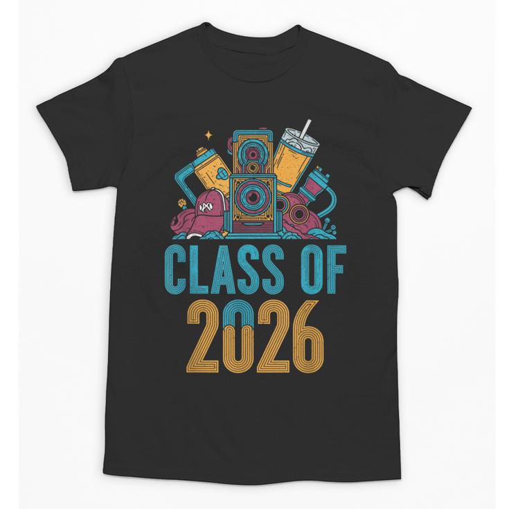 Class Of 2026 Retro Graduation Memory Nostalgia For Seniors Unisex T-Shirt