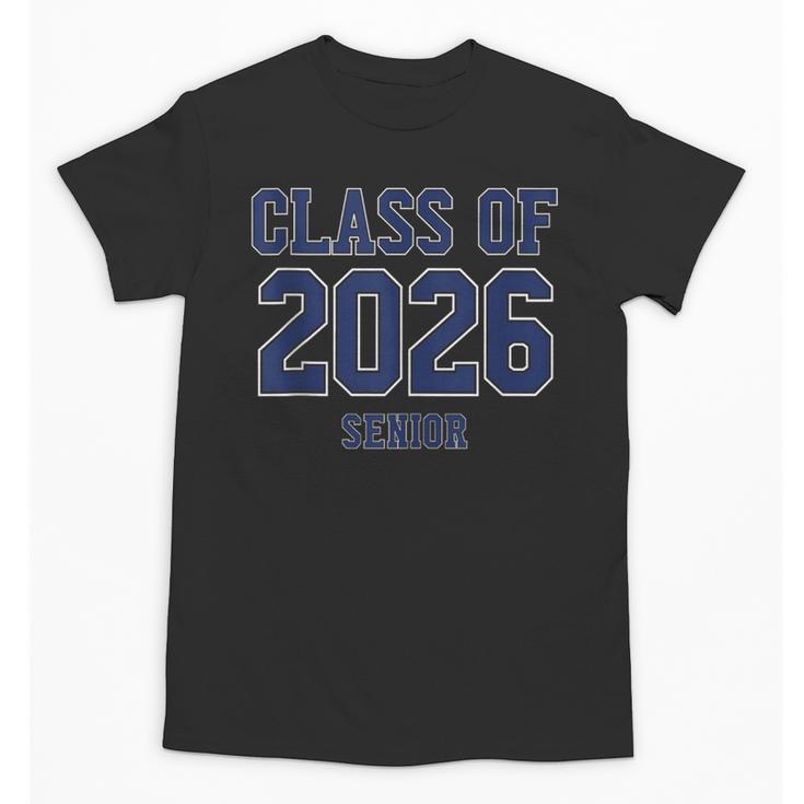 Class Of 2026 Senior Graduation High School College Grad Unisex T-Shirt