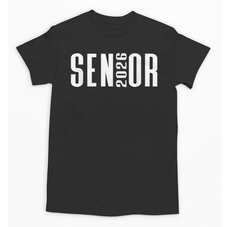 Class Of 2026 Senior Themed Graphic Art Graduation Unisex T-Shirt