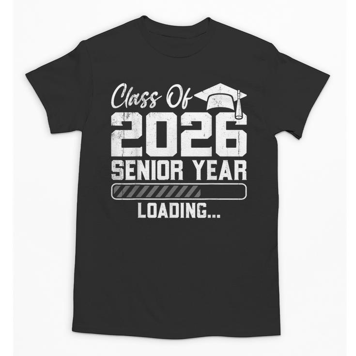 Class Of 2026 Senior Year Loading Countdown Graduation Unisex T-Shirt